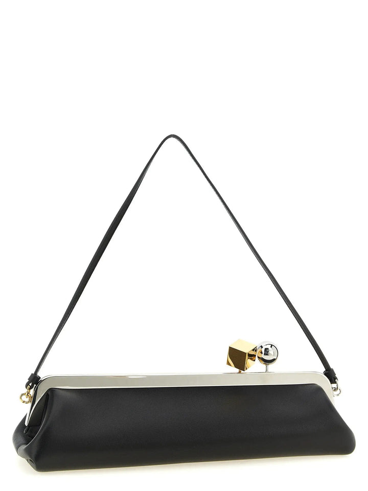 Jacquemus Sample Sale | Jacquemus Black Lamb Leather Clutch Bag - | Designer outlet