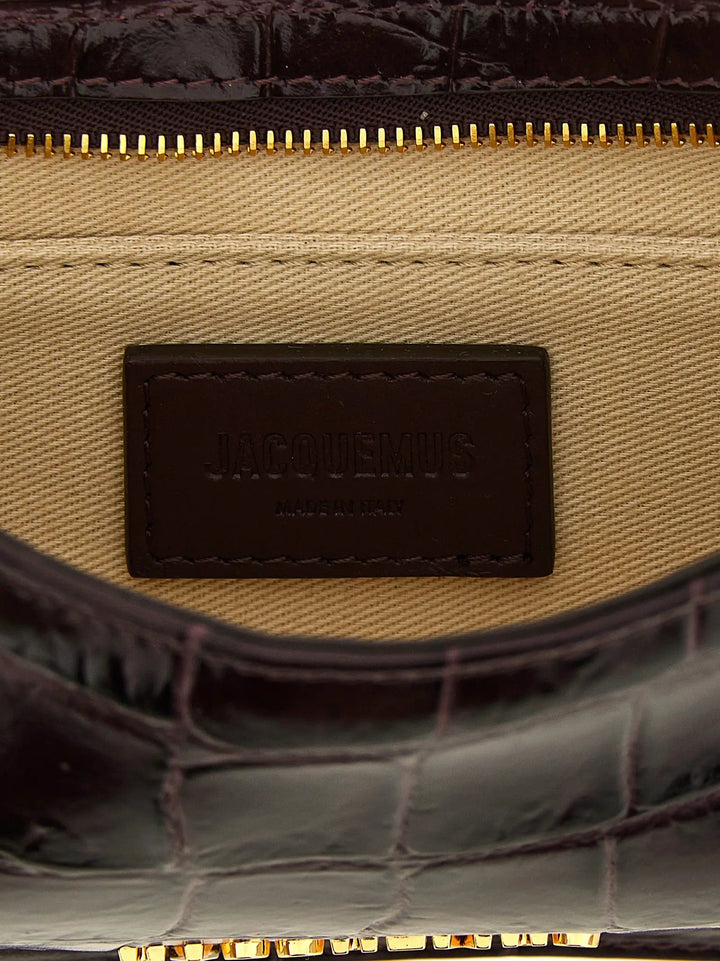 Jacquemus Sample Sale | Jacquemus Bordeaux Calfskin Shoulder Bag - | Designer outlet