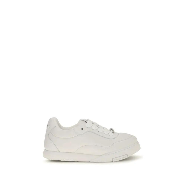 Givenchy Sample Sale | Givenchy White Calf Leather Bos Taurus Sneakers - | Designer outlet