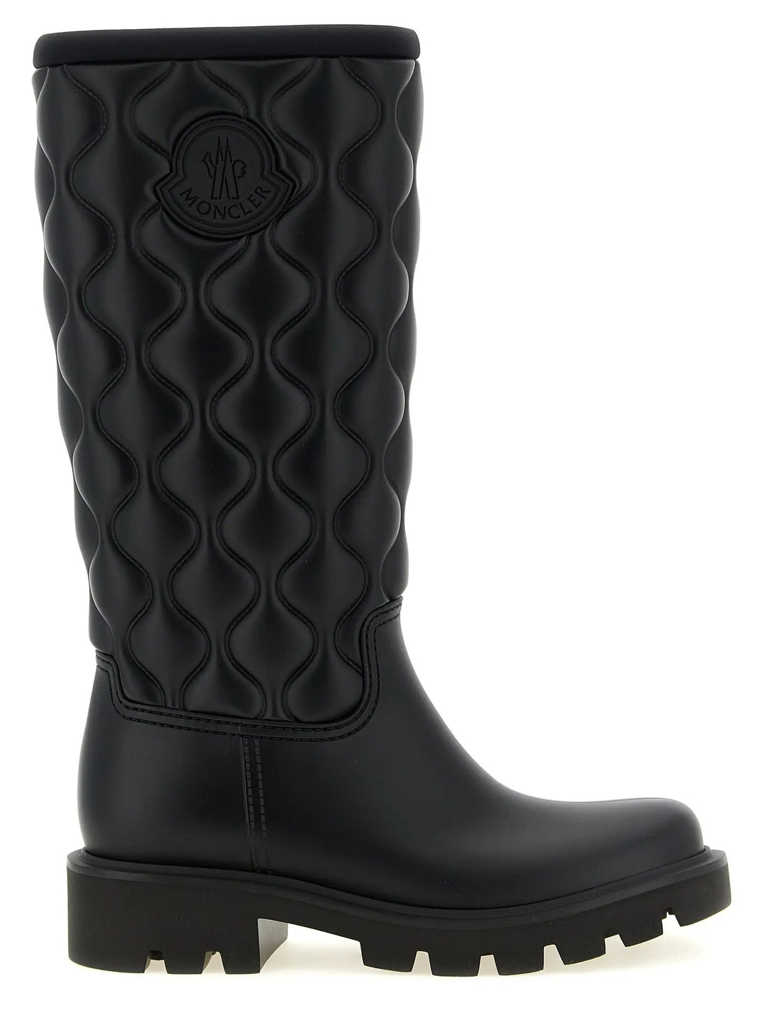 Moncler Sample Sale | Moncler Black Pvc Over The Knee - | Designer outlet