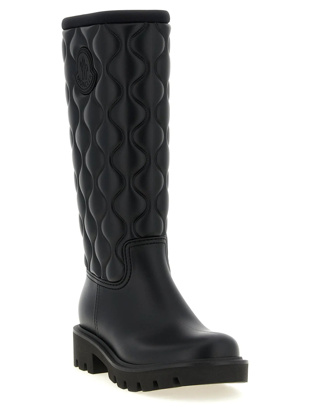 Moncler Sample Sale | Moncler Black Pvc Over The Knee - | Designer outlet