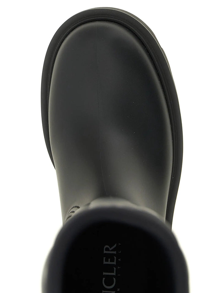 Moncler Sample Sale | Moncler Black Pvc Over The Knee - | Designer outlet