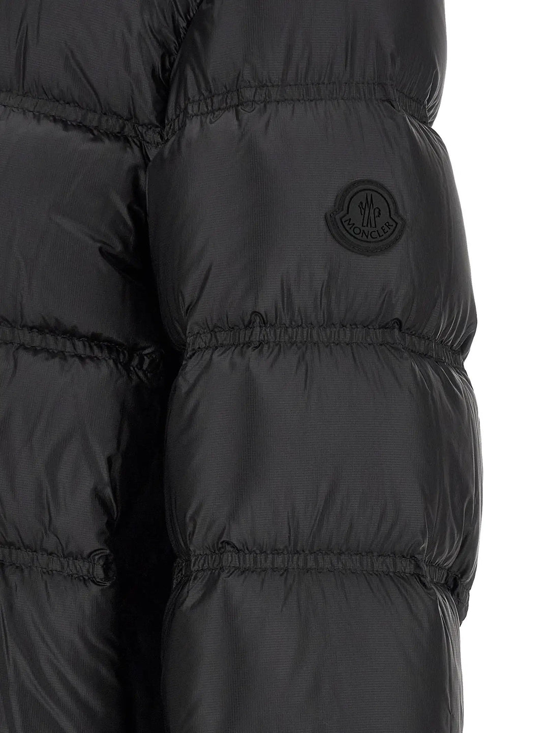 Moncler Sample Sale | Moncler Black Polyamide Full-Length Jacket - | Designer outlet