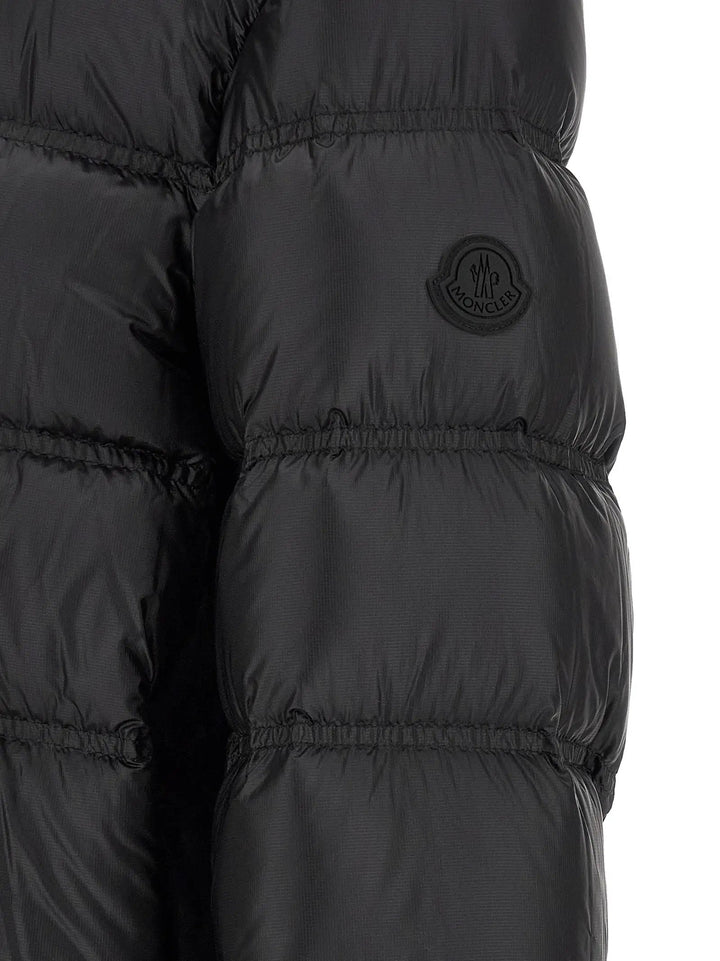 Moncler Sample Sale | Moncler Black Polyamide Full-Length Jacket - | Designer outlet