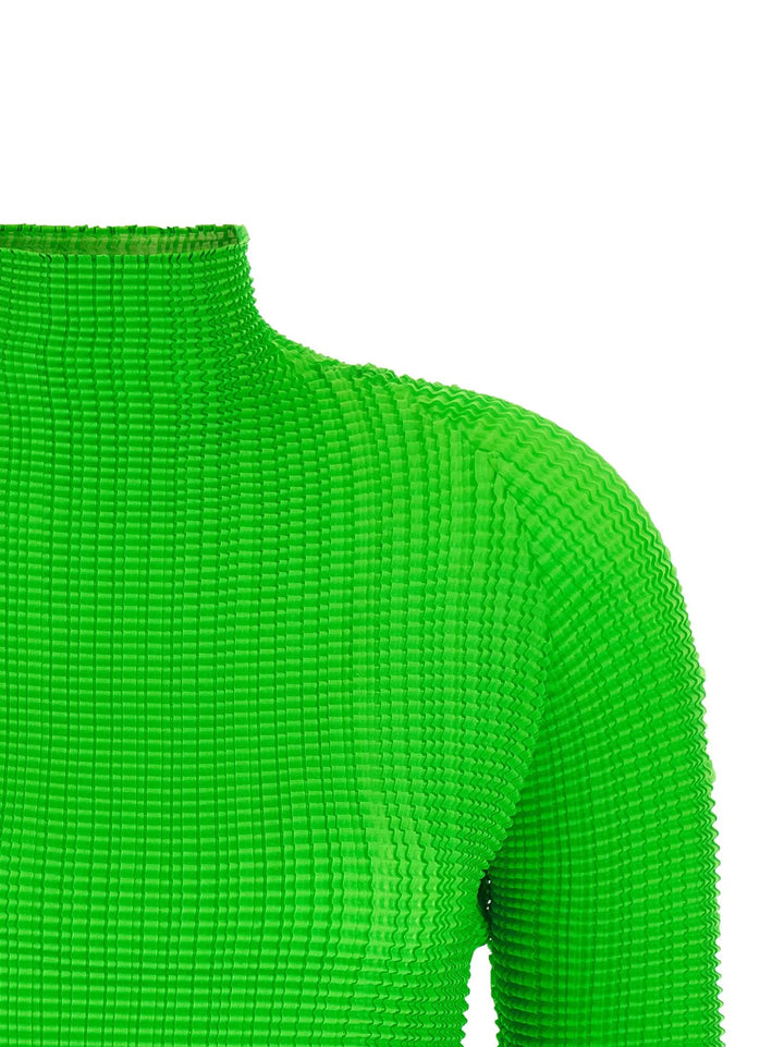 Issey Miyake Sample Sale | Issey Miyake Bicolor Polyester Blouse - | Designer outlet