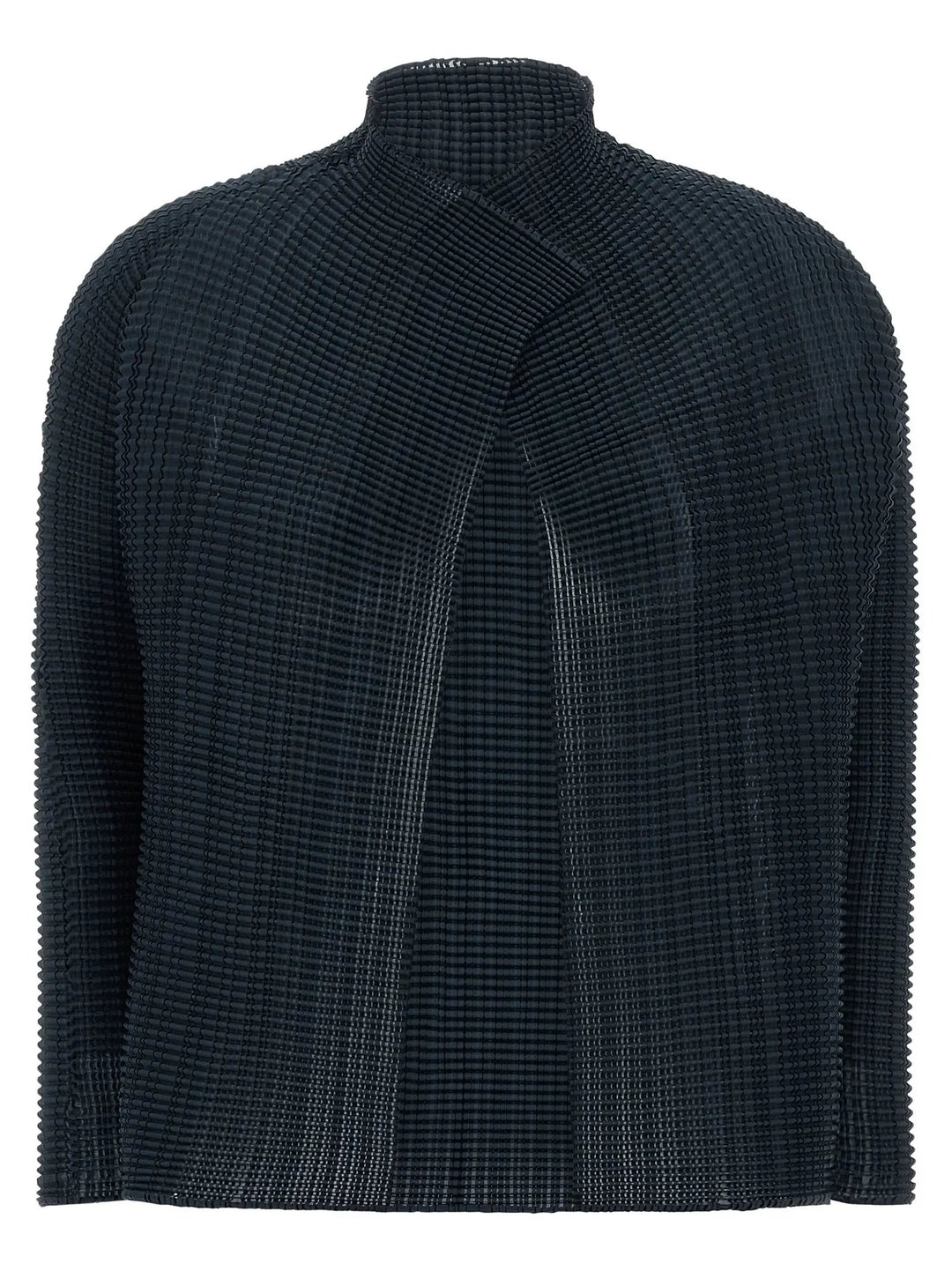Issey Miyake Sample Sale | Issey Miyake Blue Polyester Cardigan - | Designer outlet