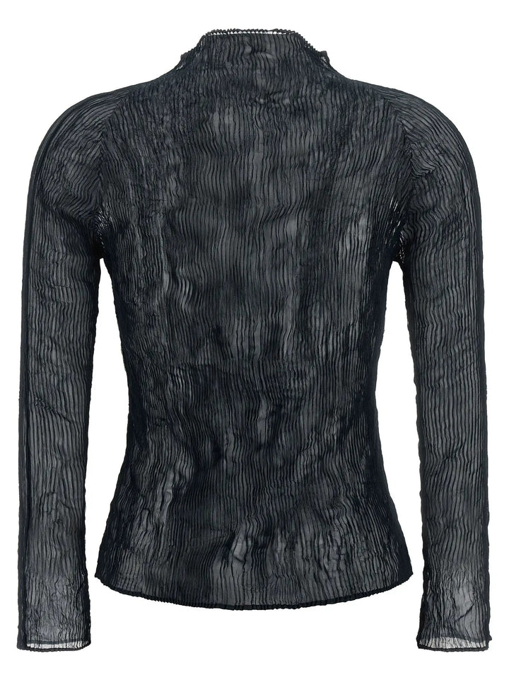 Issey Miyake Sample Sale | Issey Miyake Black Polyester Cardigan - | Designer outlet