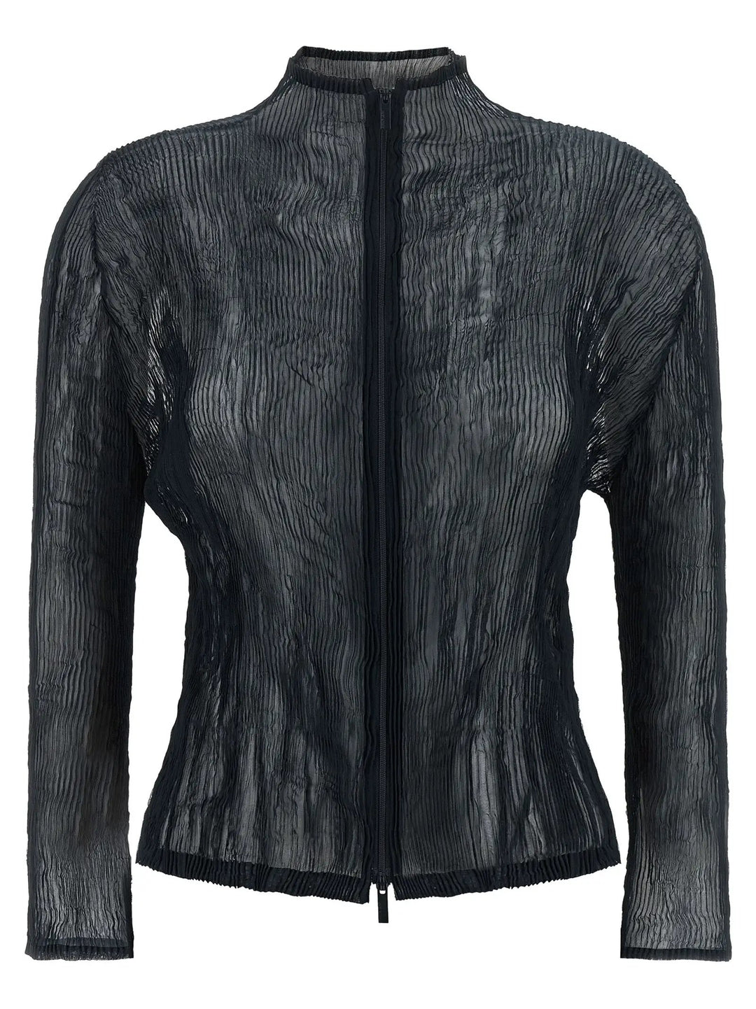 Issey Miyake Sample Sale | Issey Miyake Black Polyester Cardigan - | Designer outlet