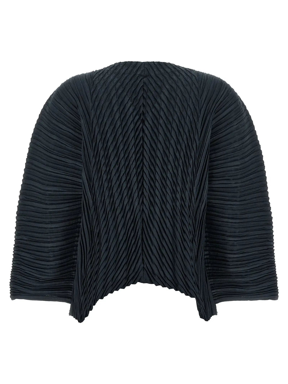 Issey Miyake Sample Sale | Issey Miyake Black Polyester Cardigan - | Designer outlet