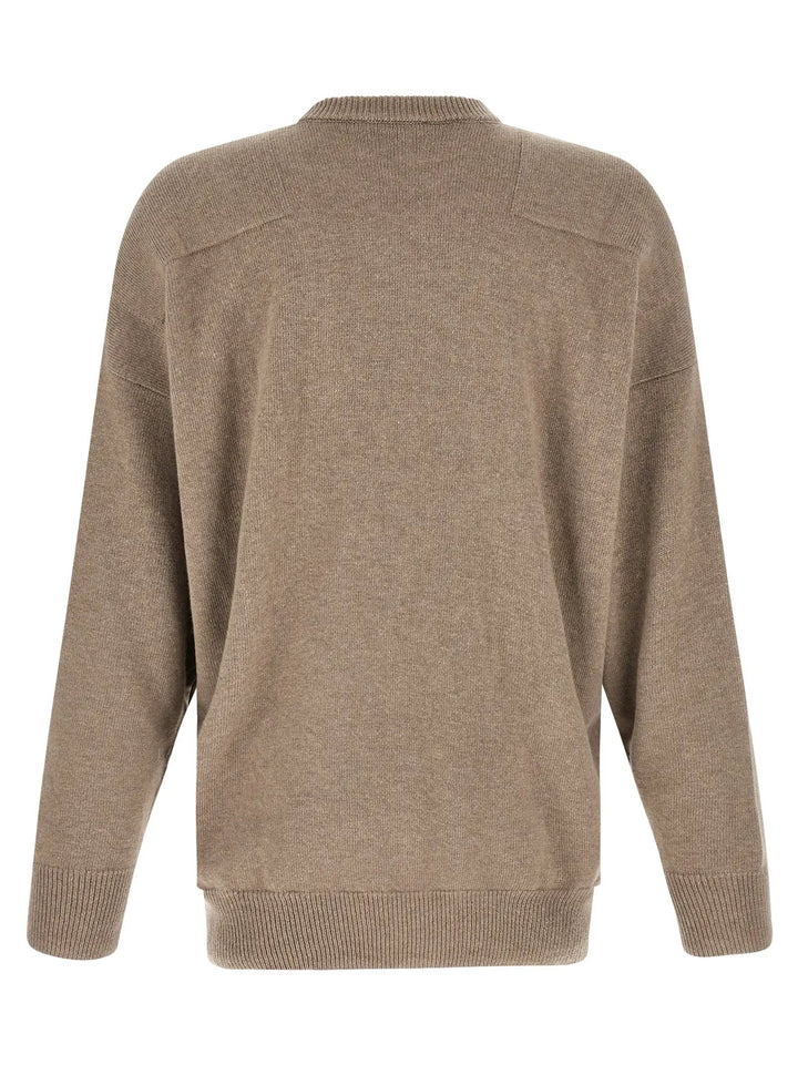 Jil Sander Sample Sale | Jil Sander Beige Wool Cardigan - | Designer outlet