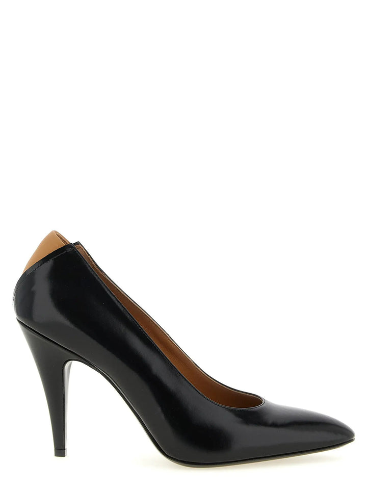 Jil Sander Sample Sale | Jil Sander Black Calfskin High Heel Pumps - | Designer outlet