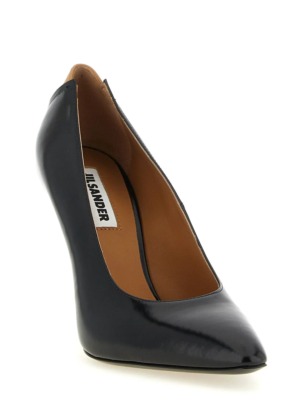 Jil Sander Sample Sale | Jil Sander Black Calfskin High Heel Pumps - | Designer outlet