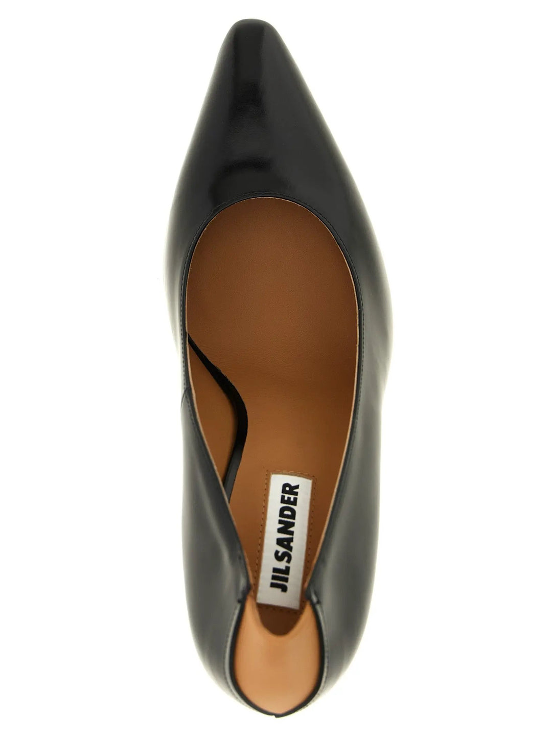 Jil Sander Sample Sale | Jil Sander Black Calfskin High Heel Pumps - | Designer outlet