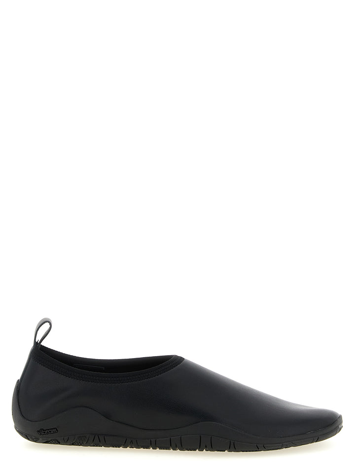 Jil Sander Sample Sale | Jil Sander Black Polyethylene Flats - | Designer outlet