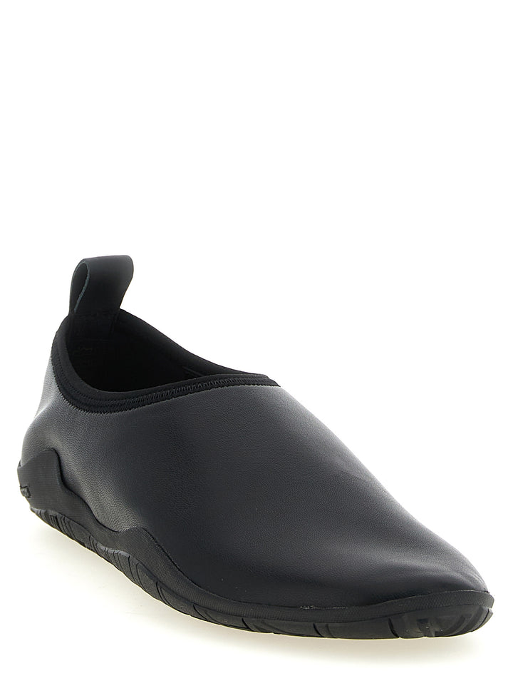 Jil Sander Sample Sale | Jil Sander Black Polyethylene Flats - | Designer outlet