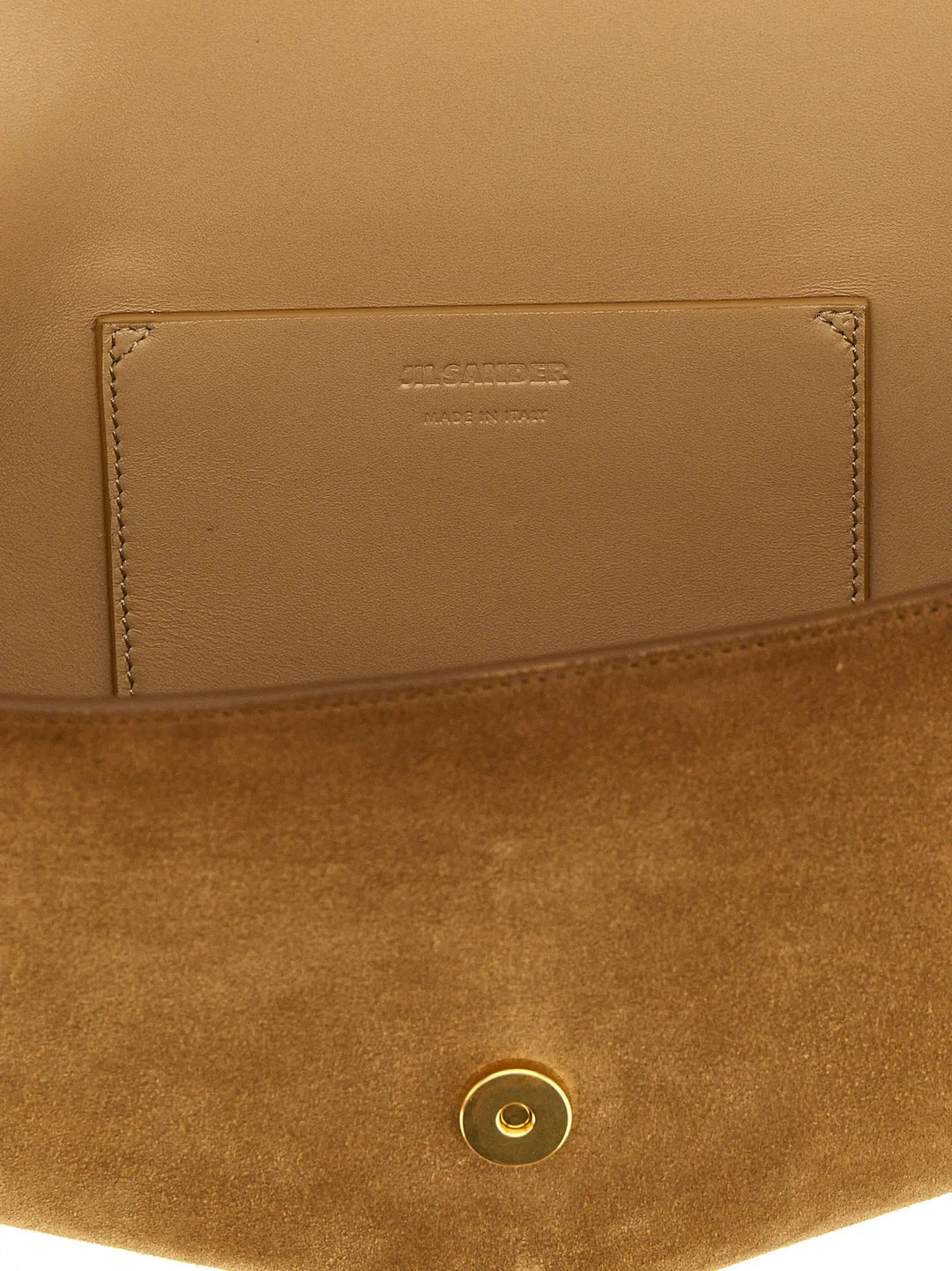 Jil Sander Sample Sale | Jil Sander Brown Calfskin Shoulder Bag - | Designer outlet