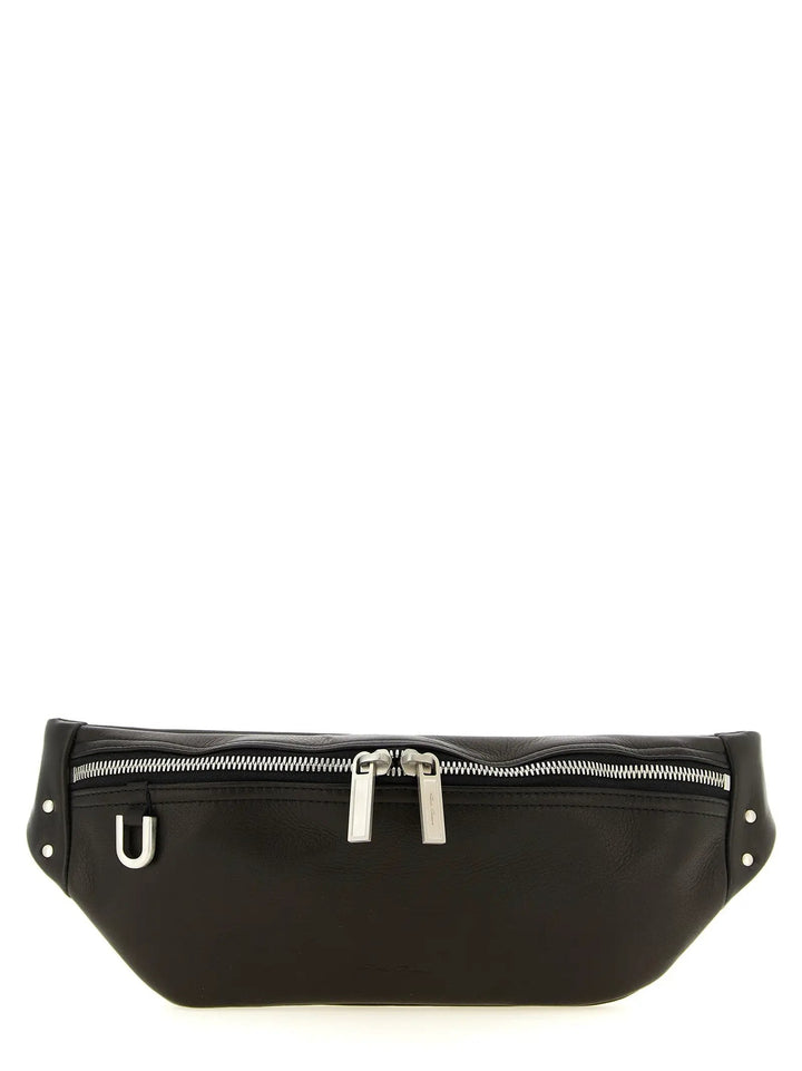 Rick Owens Sample Sale | Rick Owens Black Calfskin Crossbody Bag - | Designer outlet