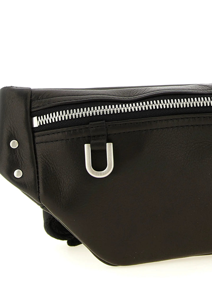 Rick Owens Sample Sale | Rick Owens Black Calfskin Crossbody Bag - | Designer outlet