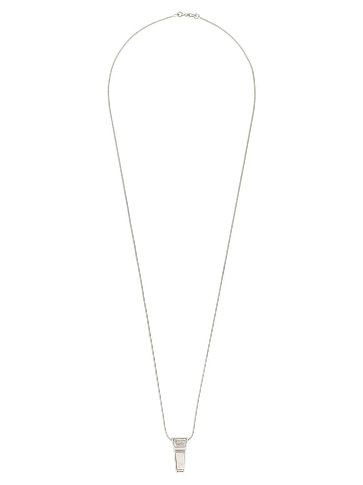 Rick Owens Sample Sale | Rick Owens Silver Brass Necklace - | Designer outlet