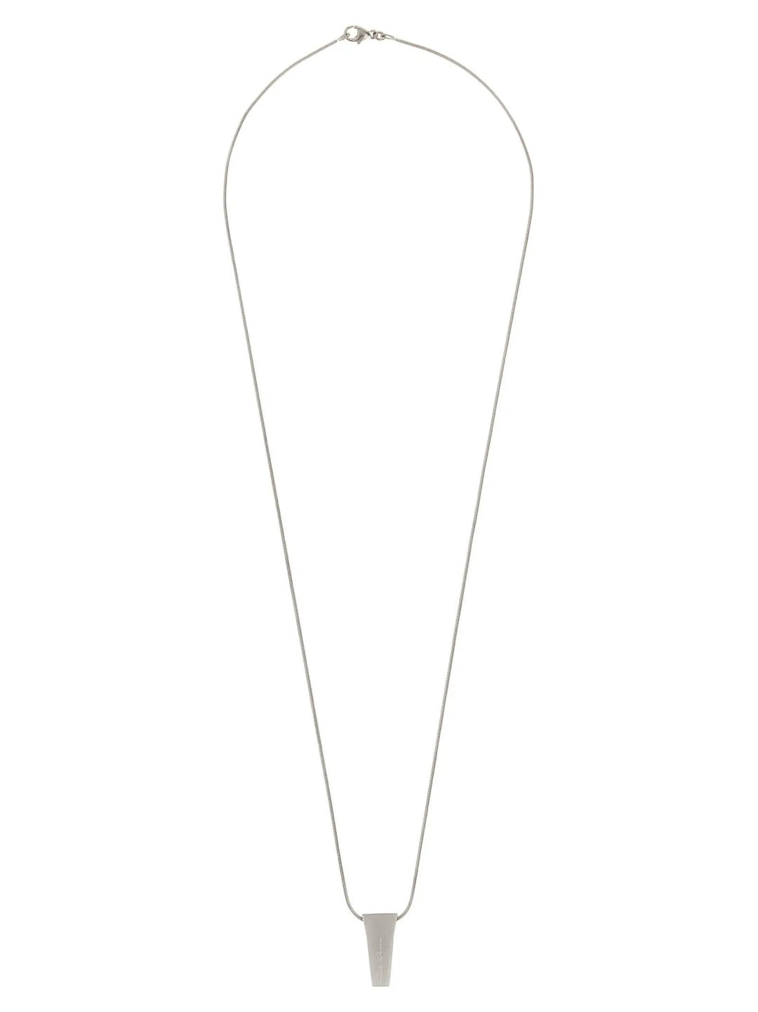Rick Owens Sample Sale | Rick Owens Silver Brass Necklace - | Designer outlet