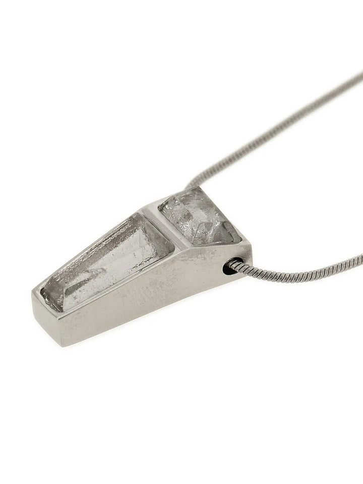 Rick Owens Sample Sale | Rick Owens Silver Brass Necklace - | Designer outlet