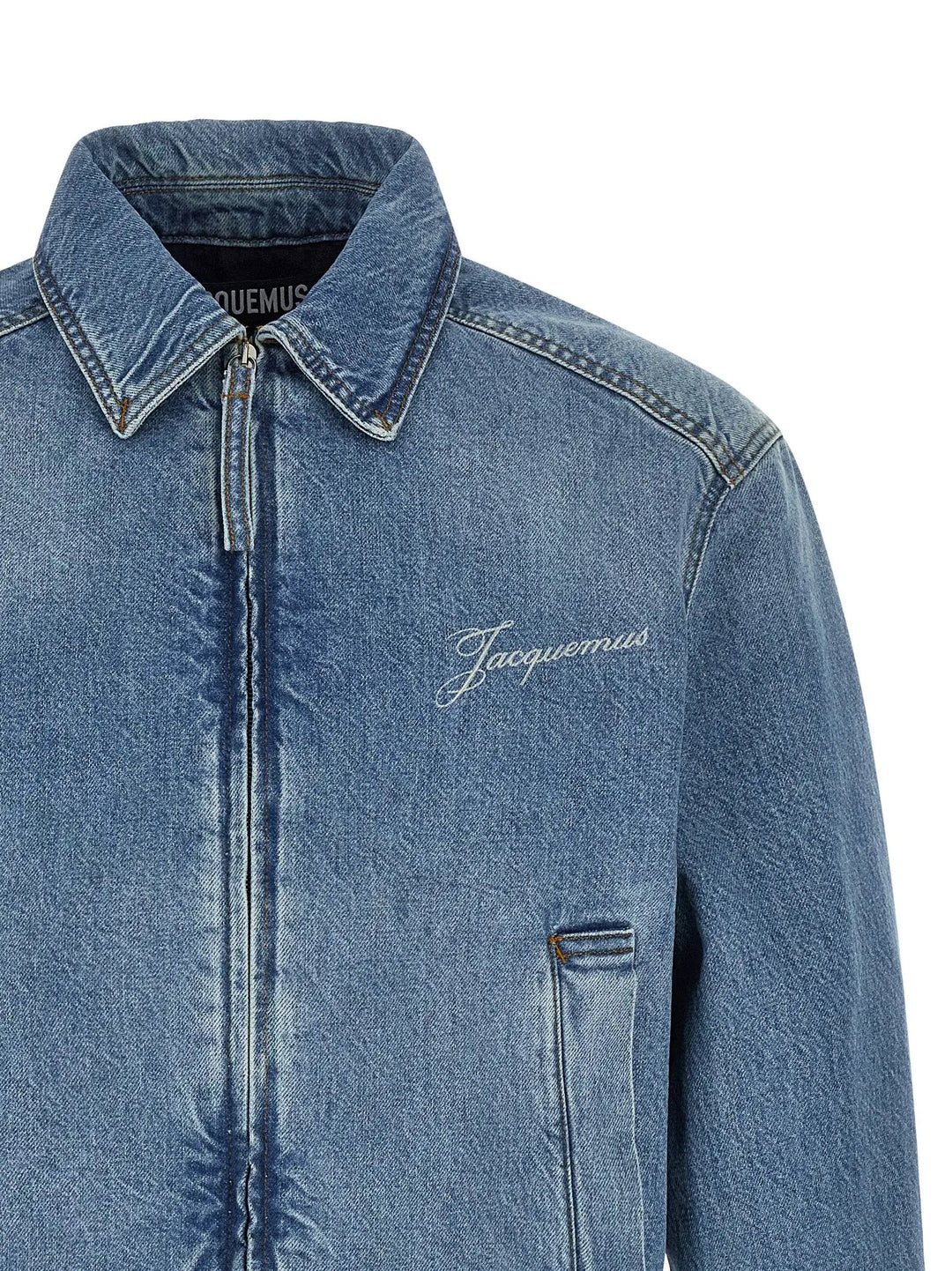 Jacquemus Sample Sale | Jacquemus Blue Cotton Denim Jacket - | Designer outlet