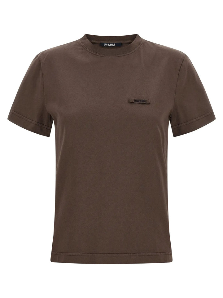 Jacquemus Sample Sale | Jacquemus Brown Cotton T-Shirt - | Designer outlet