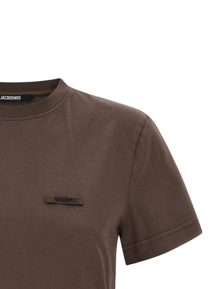 Jacquemus Sample Sale | Jacquemus Brown Cotton T-Shirt - | Designer outlet