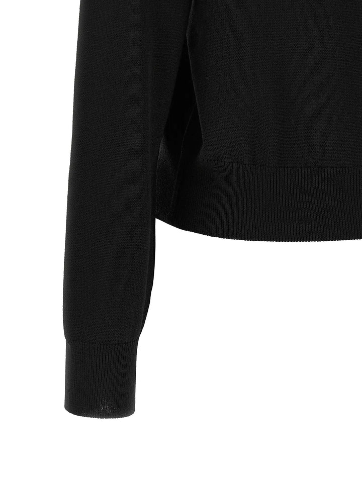 Maison Kitsuné Sample Sale | Maison Kitsuné Black Wool Cardigan - | Designer outlet
