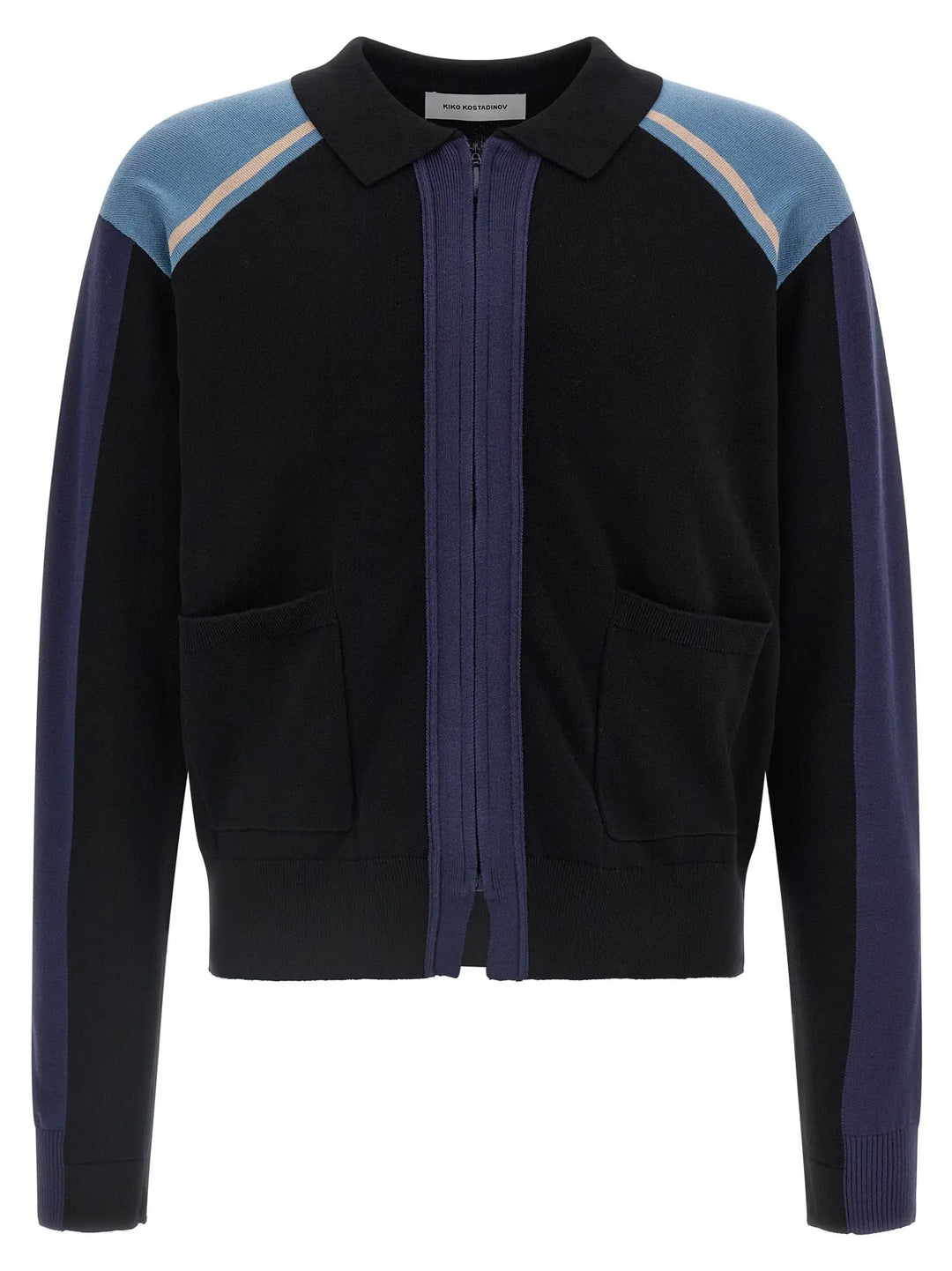 Kiko Kostadinov Sample Sale | Kiko Kostadinov Blue Cotton Cardigan - | Designer outlet