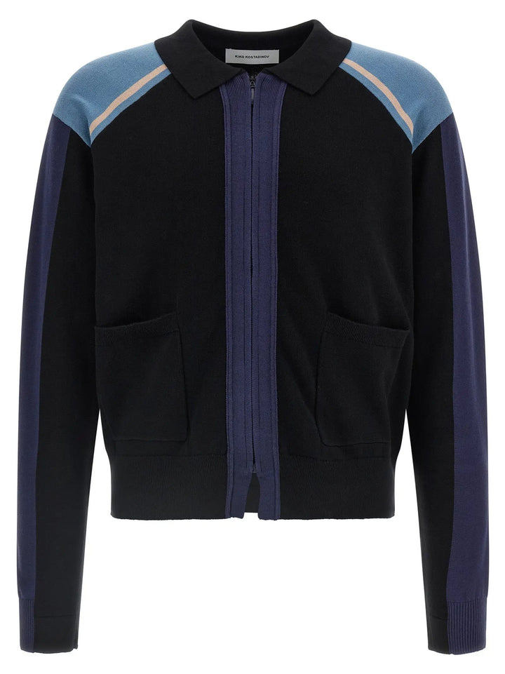 Kiko Kostadinov Sample Sale | Kiko Kostadinov Blue Cotton Cardigan - | Designer outlet
