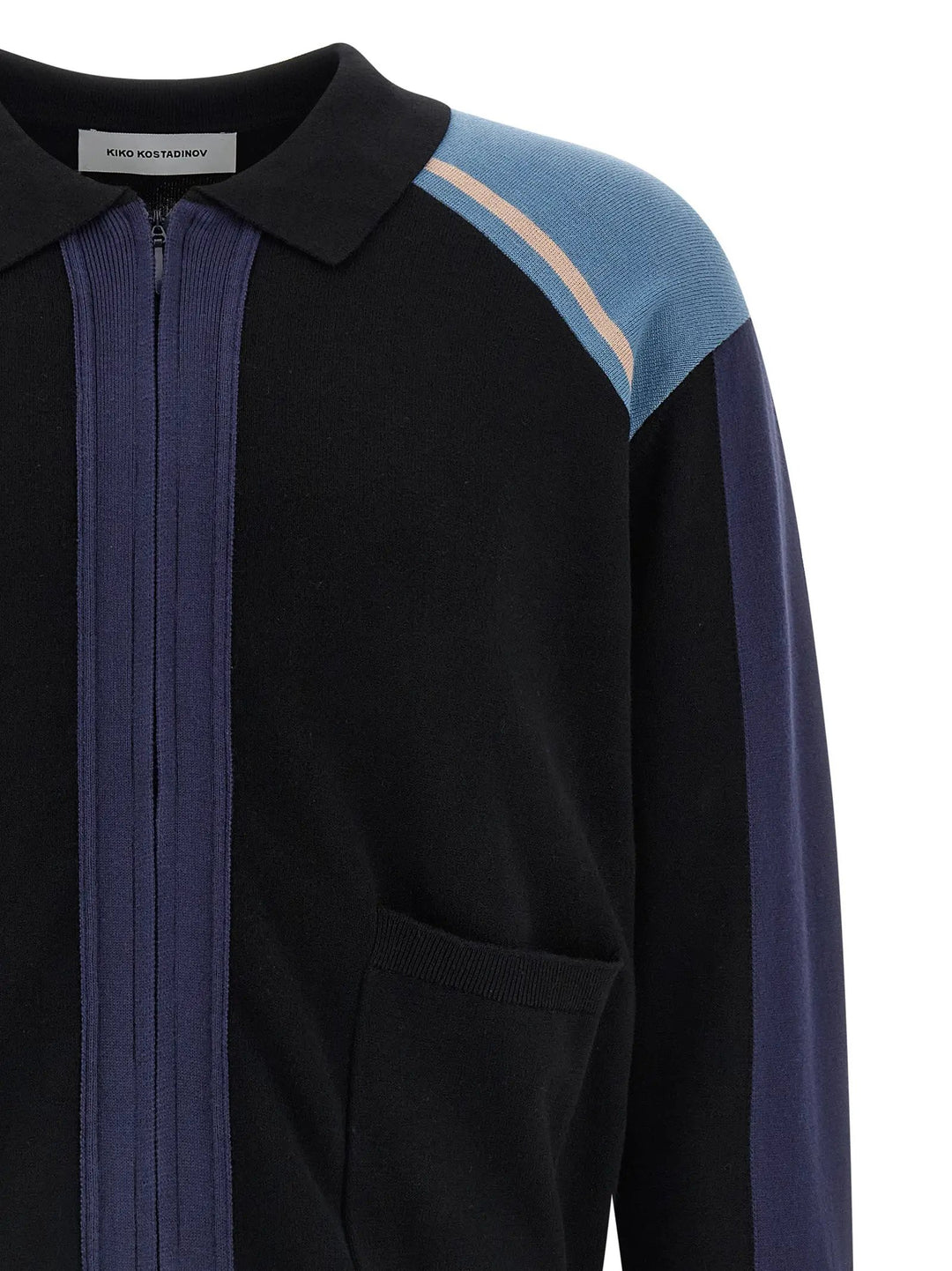 Kiko Kostadinov Sample Sale | Kiko Kostadinov Blue Cotton Cardigan - | Designer outlet