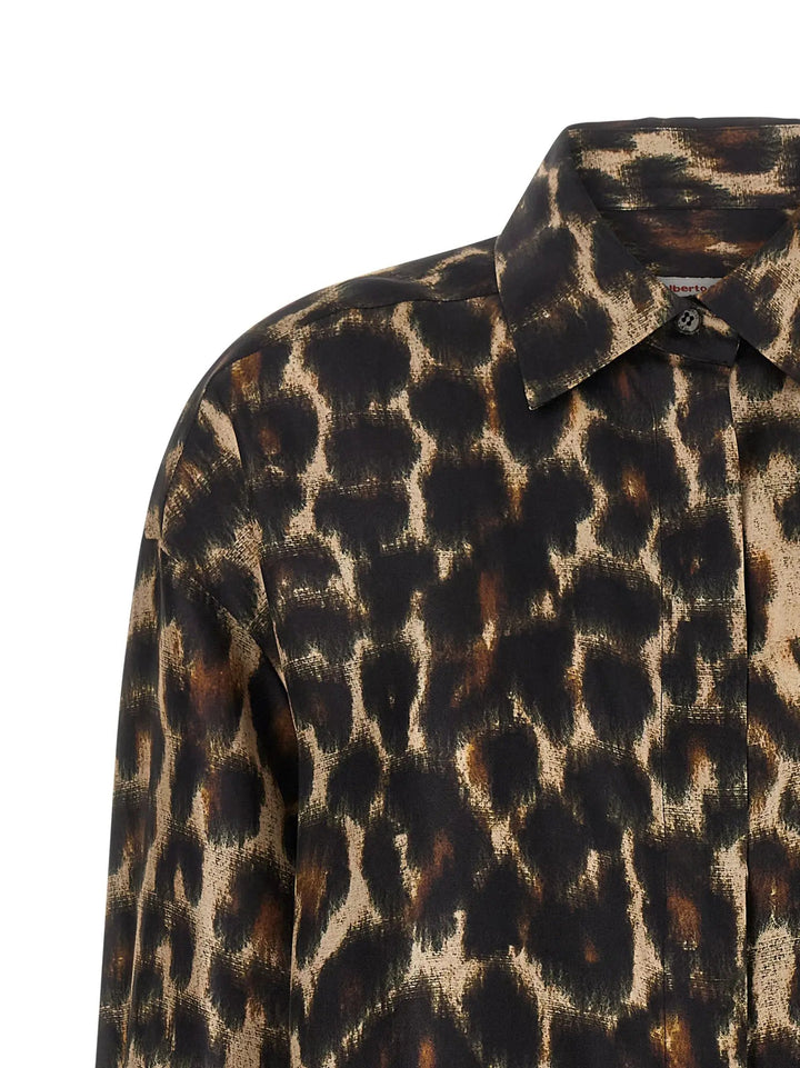 Alberto Biani Sample Sale | Alberto Biani Brown Silk Blouse - | Designer outlet