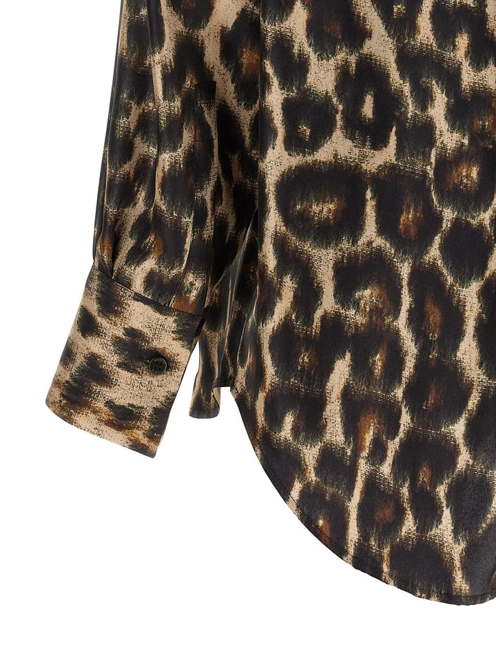 Alberto Biani Sample Sale | Alberto Biani Brown Silk Blouse - | Designer outlet