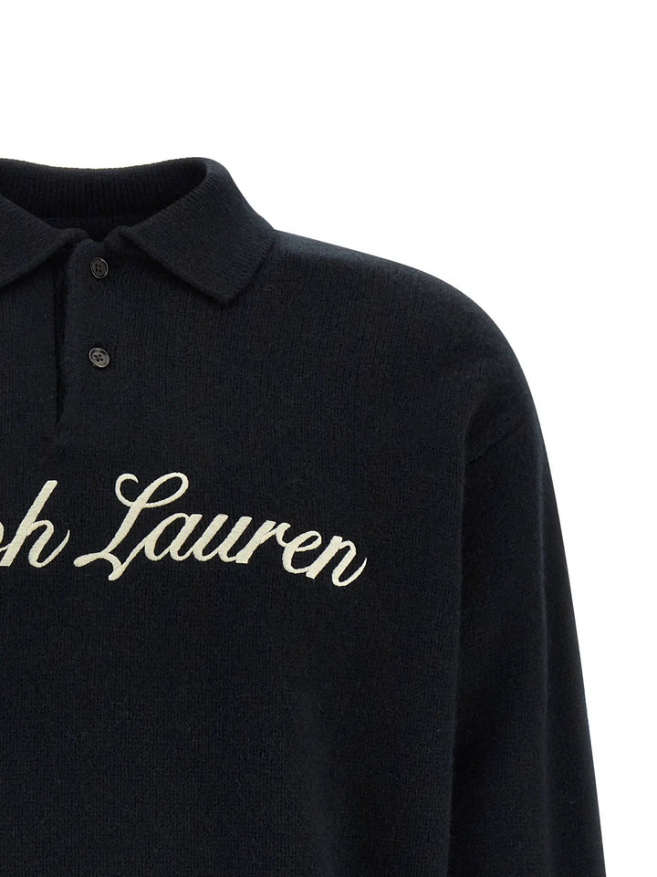 Polo Ralph Lauren Sample Sale | Polo Ralph Lauren Black Wool Polo Shirt - | Designer outlet