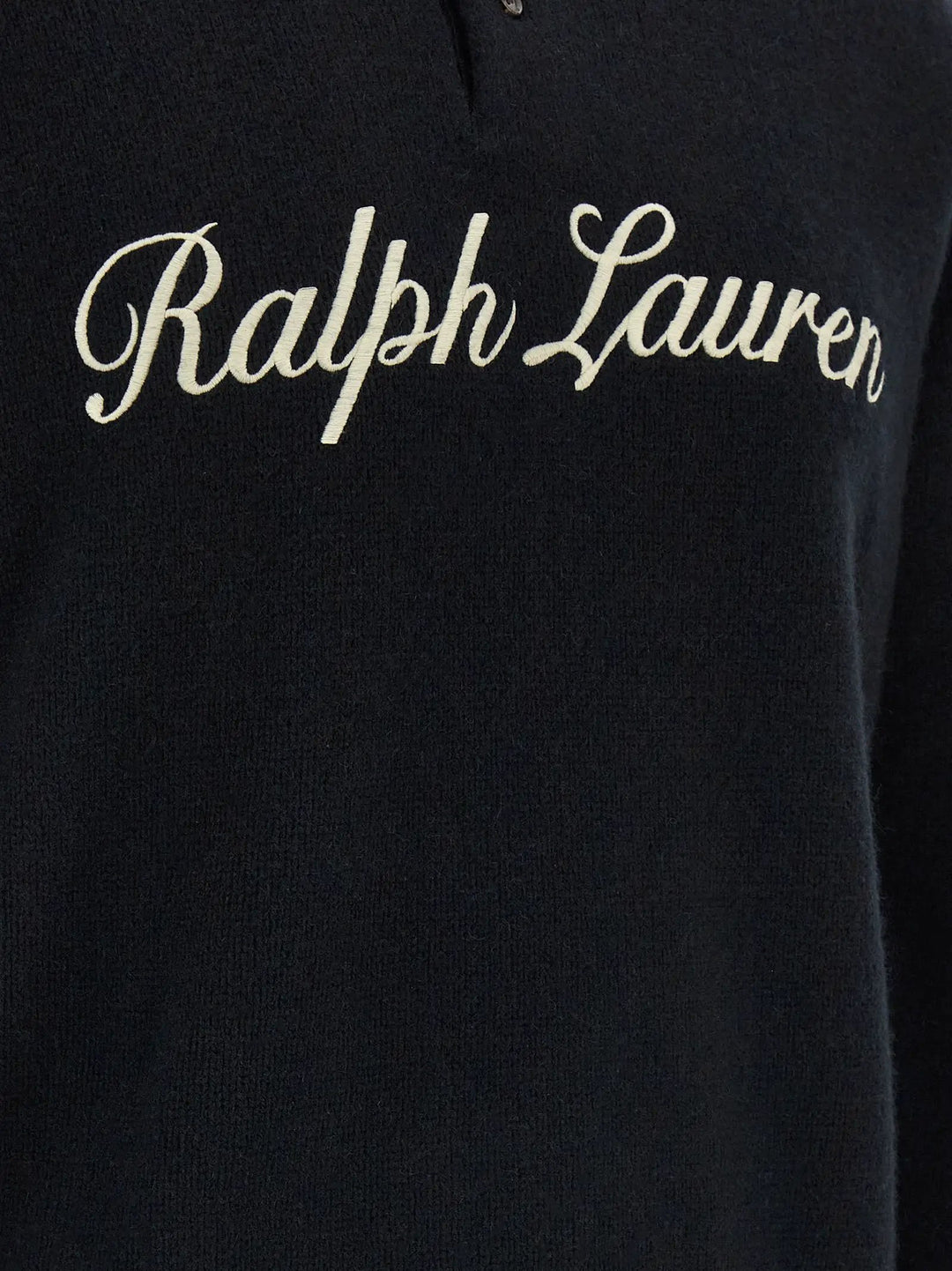 Polo Ralph Lauren Sample Sale | Polo Ralph Lauren Black Wool Polo Shirt - | Designer outlet