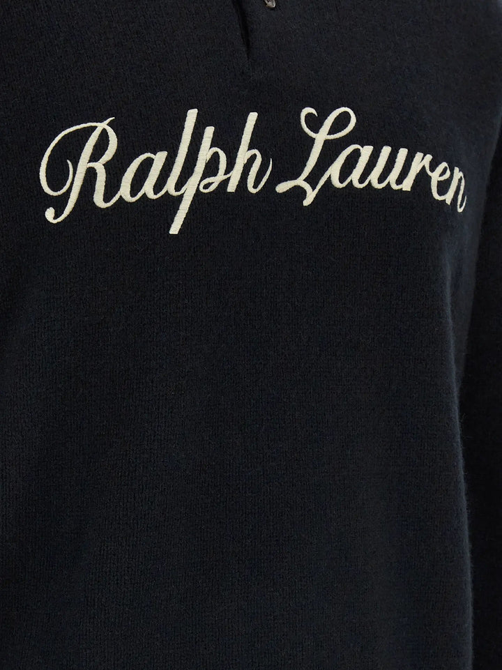 Polo Ralph Lauren Sample Sale | Polo Ralph Lauren Black Wool Polo Shirt - | Designer outlet