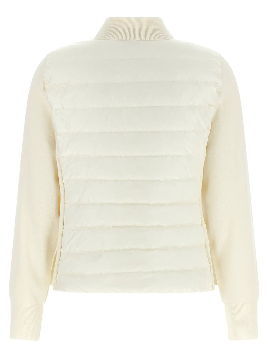 Moncler Sample Sale | Moncler White Polyamide Cardigan - | Designer outlet