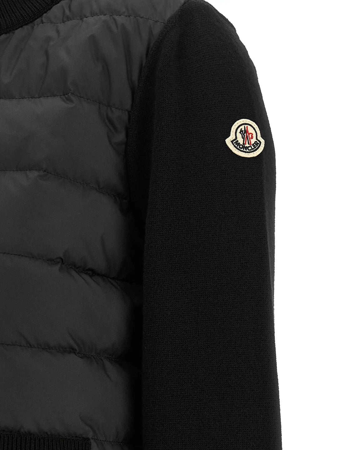 Moncler Sample Sale | Moncler Black Polyester Cardigan - | Designer outlet