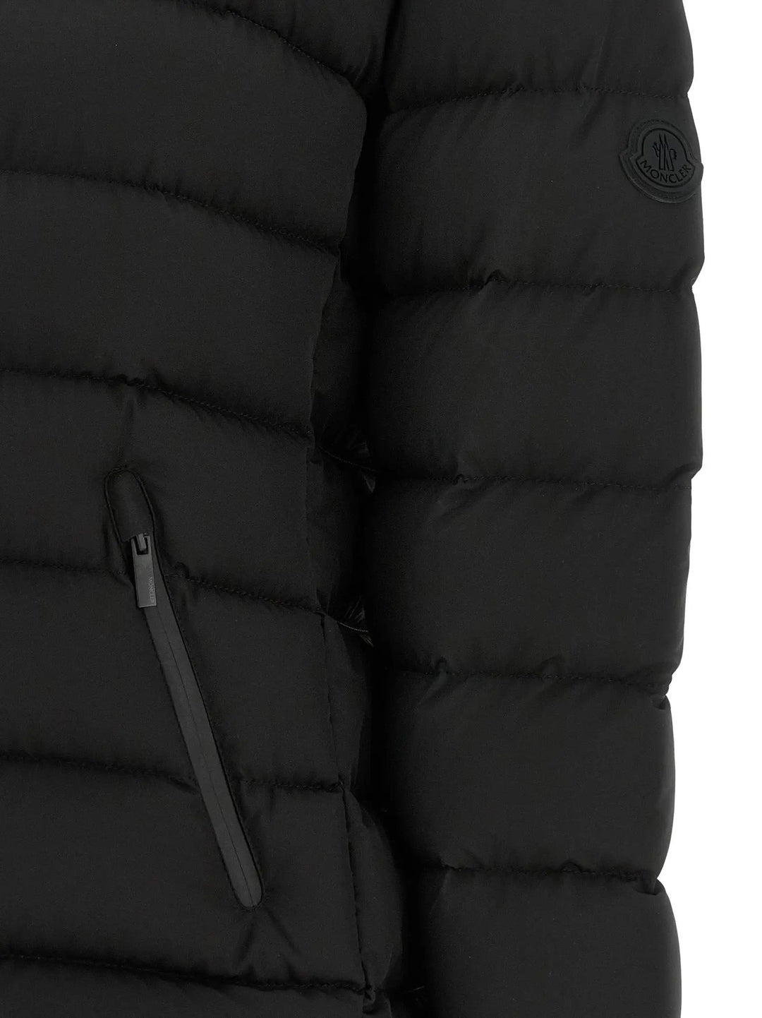 Moncler Sample Sale | Moncler Black Polyester Full-Length Jacket - | Designer outlet