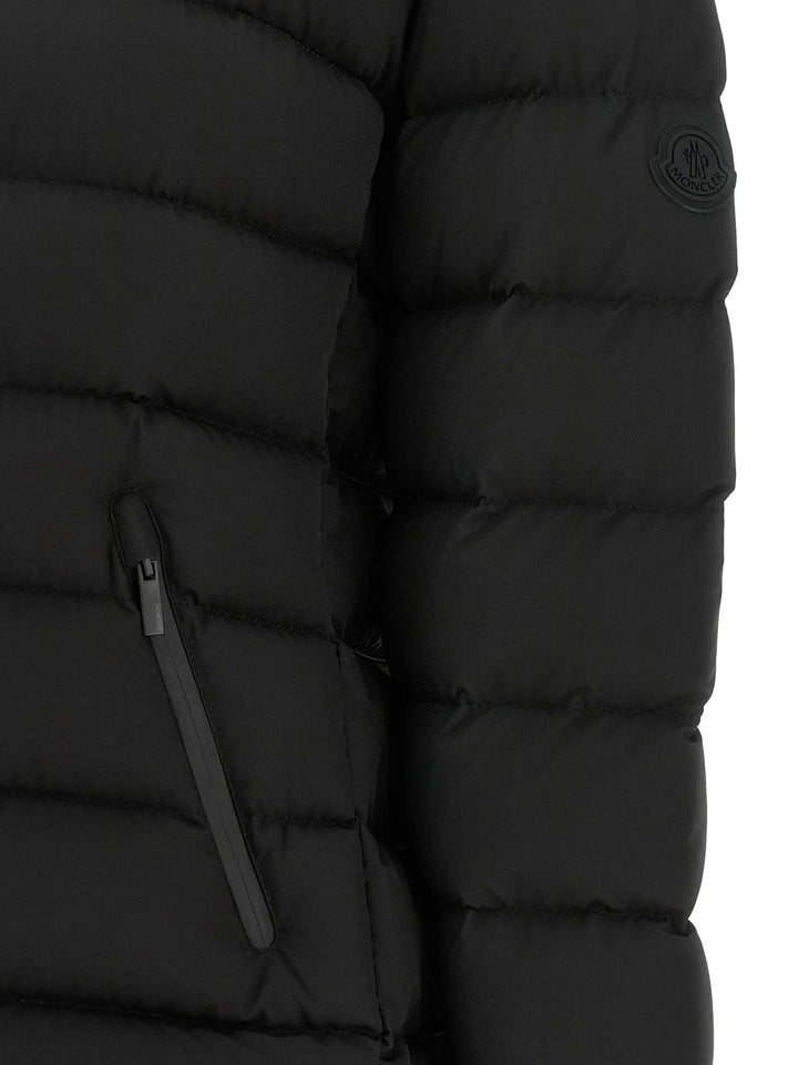 Moncler Sample Sale | Moncler Black Polyester Full-Length Jacket - | Designer outlet