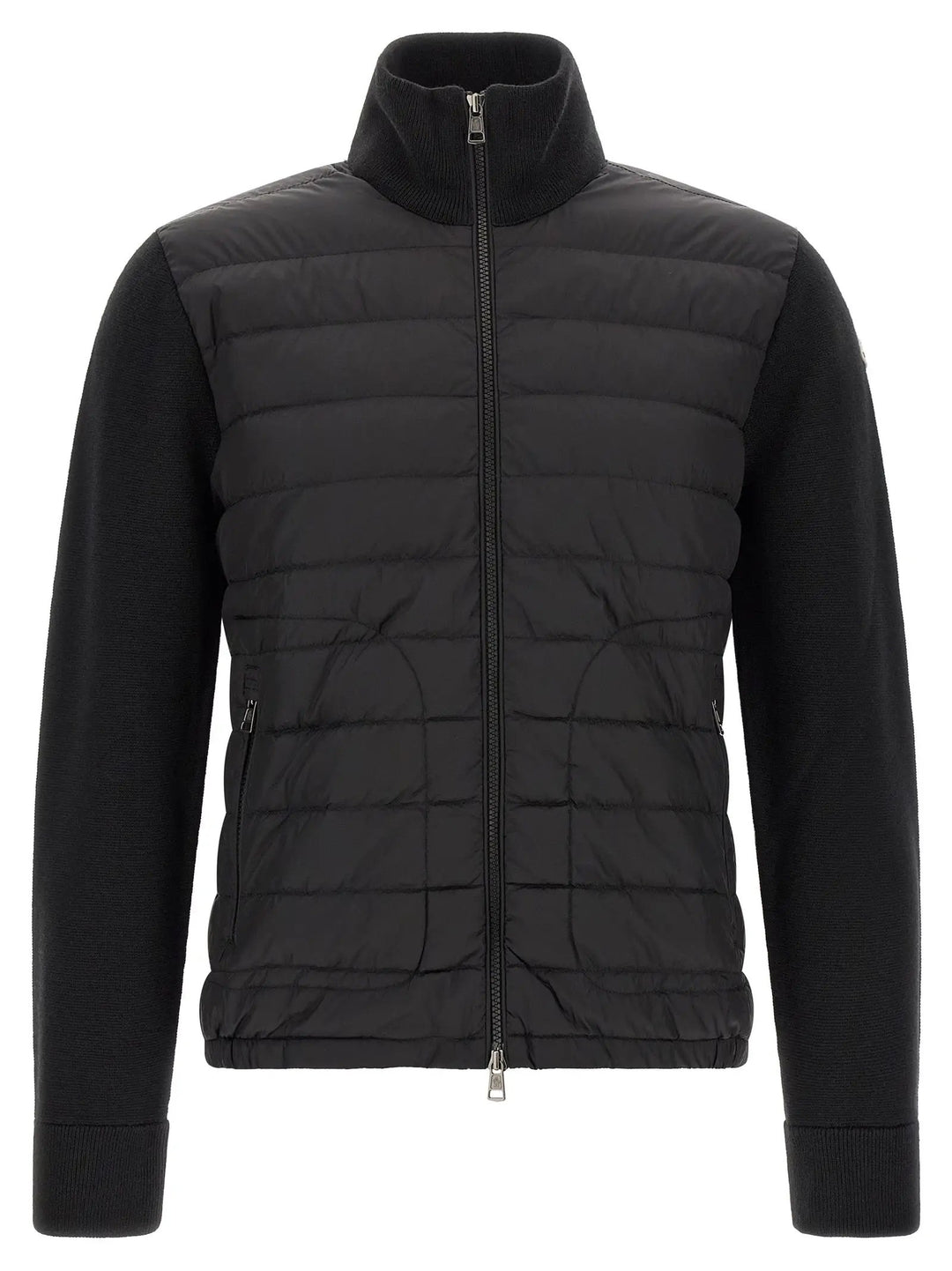 Moncler Sample Sale | Moncler Black Polyamide Cardigan - | Designer outlet