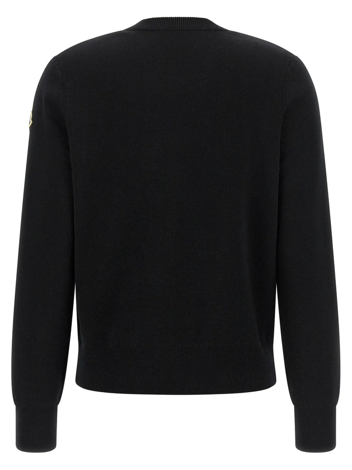 Moncler Sample Sale | Moncler Black Polyamide Cardigan - | Designer outlet