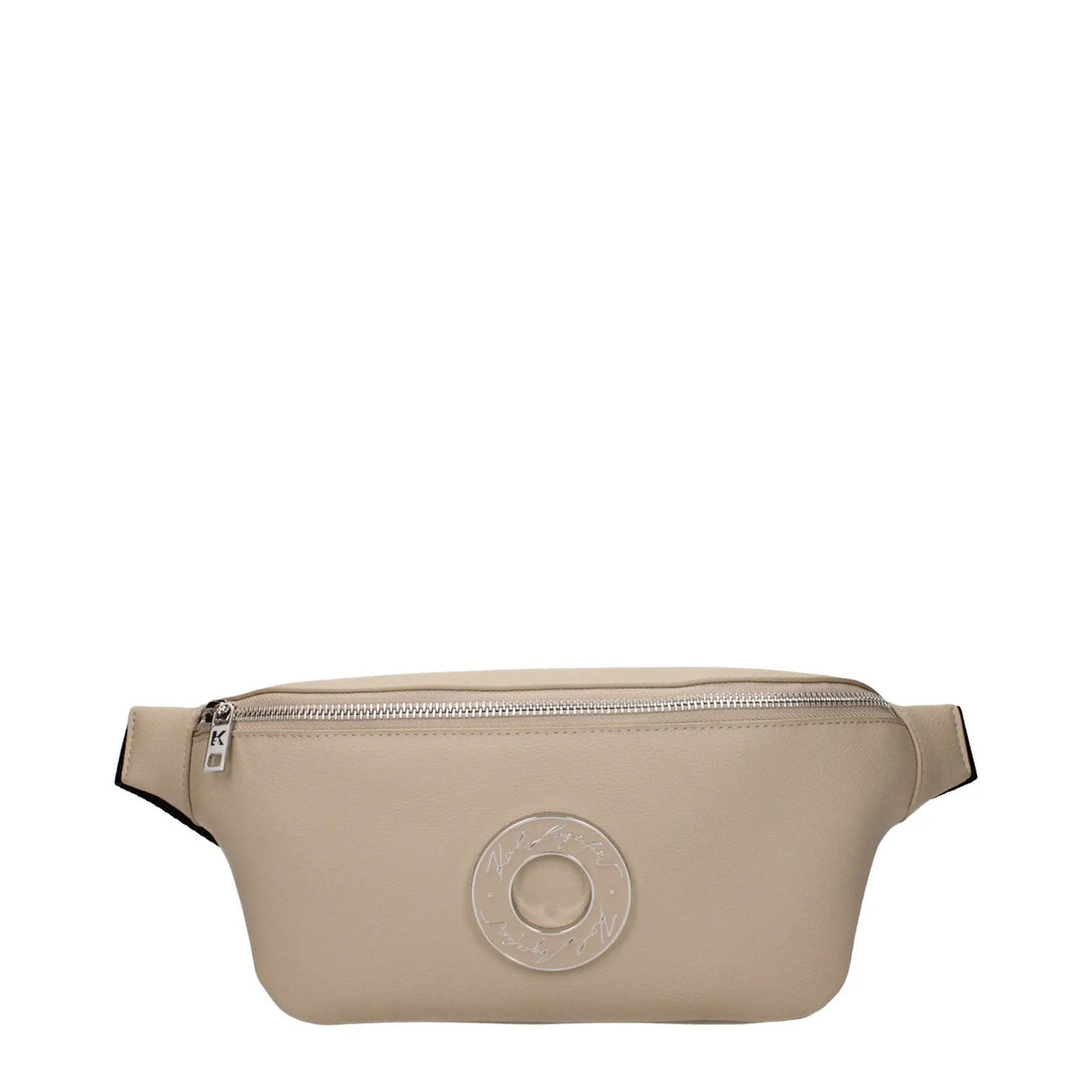 Karl Lagerfeld Sample Sale | Karl Lagerfeld Beige Leather Backpack - | Designer outlet