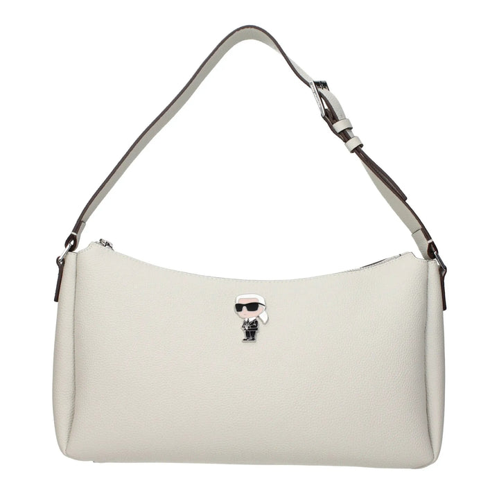 Karl Lagerfeld Sample Sale | Karl Lagerfeld Gray Leather Shoulder Bag - | Designer outlet