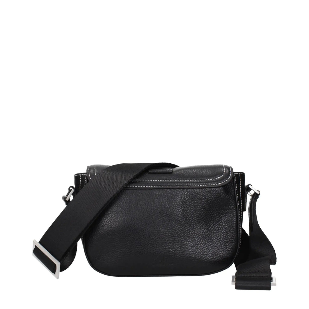 Karl Lagerfeld Sample Sale | Karl Lagerfeld Black Leather Crossbody Bag - | Designer outlet