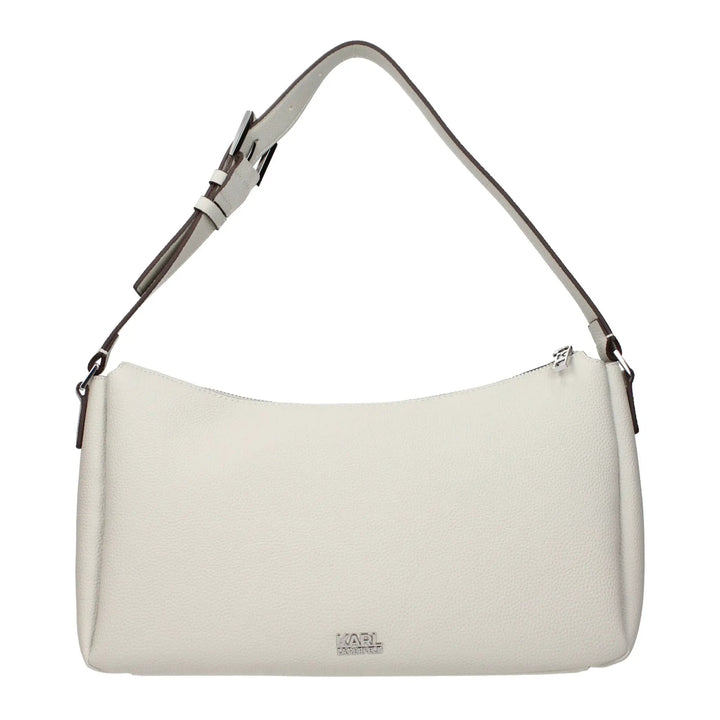 Karl Lagerfeld Sample Sale | Karl Lagerfeld Gray Leather Shoulder Bag - | Designer outlet
