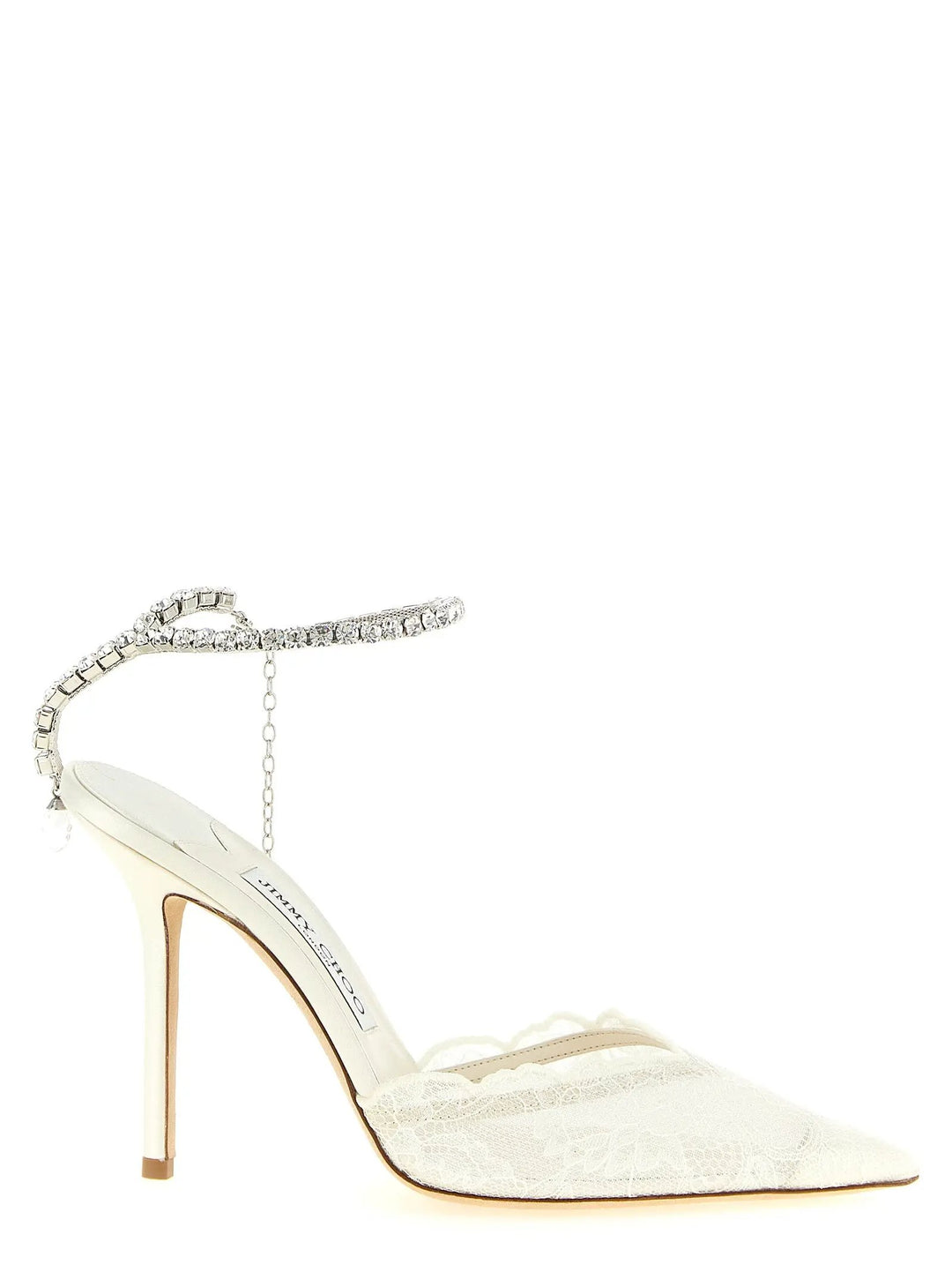 Jimmy Choo Sample Sale | Jimmy Choo White Tencel High Heel Pumps - | Designer outlet