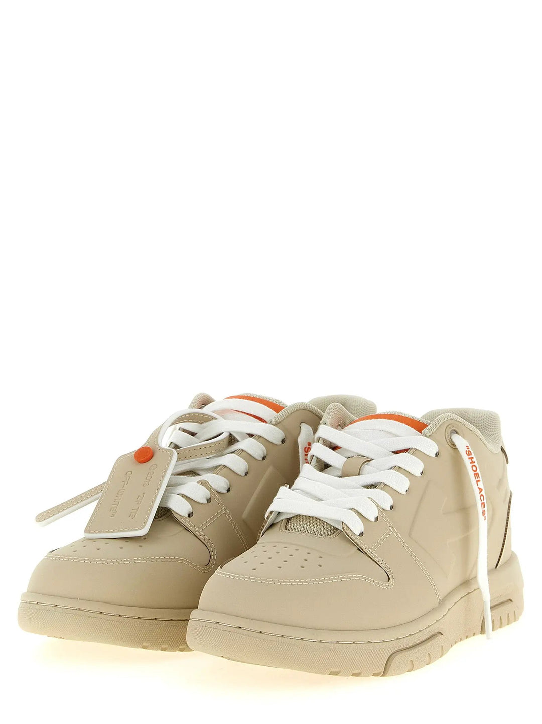 Off-White Sample Sale | Off-White Beige Plastic Athletic Sneakers - | Designer outlet