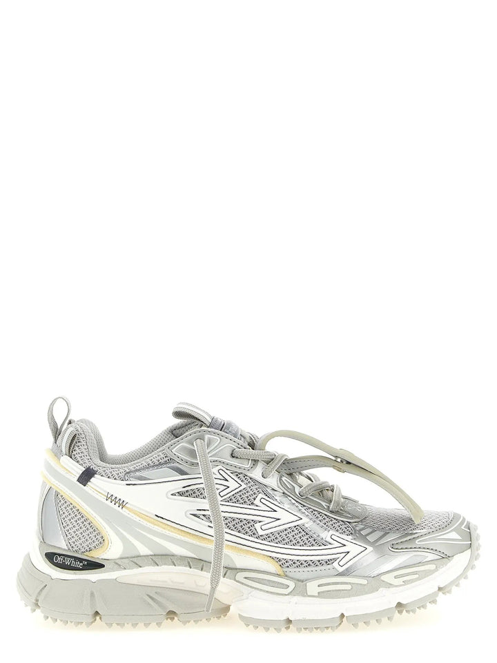 Off-White Sample Sale | Off-White Gray Polyethylene Athletic Sneakers - | Designer outlet